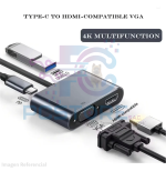 ADAPTADOR TIPO C A PUERTOS USB, HDMI, VGA, TIPO C - Imagen 2