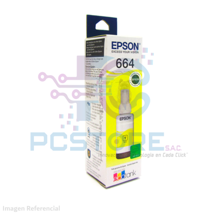 Botella de Tinta Epson 664 Amarillo