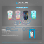 MOUSE ENKORE GEOX MOONLIGHT BLUE EKM121 USB