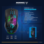 MOUSE GAMER MICRONICS ANONIMUS MIC GM859