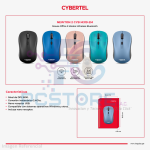 MOUSE INALAMBRICO NEWTON 2 BLACK CYB M319-2M BT+WIFI CYBERTEL