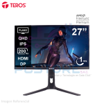 Monitor Plano TEROS TE-2754G, 27" 2K QHD IPS, 200Hz, 1ms, HDMI, DP, AUDIO OUT