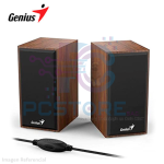 PARLANTE GENIUS SP-HF180 6W USB POWER WOOD - Imagen 2