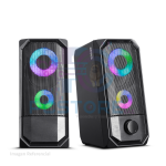 PARLANTE WINNER S325 2.0RBG 2.5" MICRONICS ILUMINACION LED RGB COMPATIBLE LAPTOP, PC, TV, DVD ETC - Imagen 3