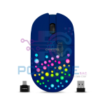 MOUSE INALAMBRICO SKIPOL BLACK, PINK, BLUE CYB M705-3MBT WIFI RECARGABLE CYBERTEL - Imagen 4