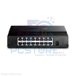 Switch TP-Link TL-SF1016D 16 puertos RJ-45 10/100 Mbps, Autovoltaje. - Imagen 2