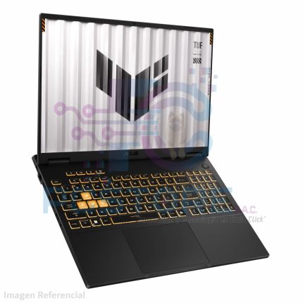 Laptop Gamer ASUS TUF GAMING FX608JMI F16, 16.0″ WUXGA IPS 144Hz, Intel Core i7-14650HX 5.20GHz, 16GB DDR5 5600 MT/s, SSD 512GB PCIe 4.0 NVMe M.2, NVIDIA GeForce RTX 5060 8GB GDDR7), WLAN Wi-Fi 6 Bluetooth 5.4, Camara Web 1080p FHD Teclado retroiluminad