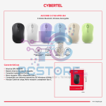 MOUSE INALÁMBRICO ACCORD PURPLE CYB M701-3M BT, WIFI, RECARGABLE CYBERTEL - CYBERTEL - Imagen 2