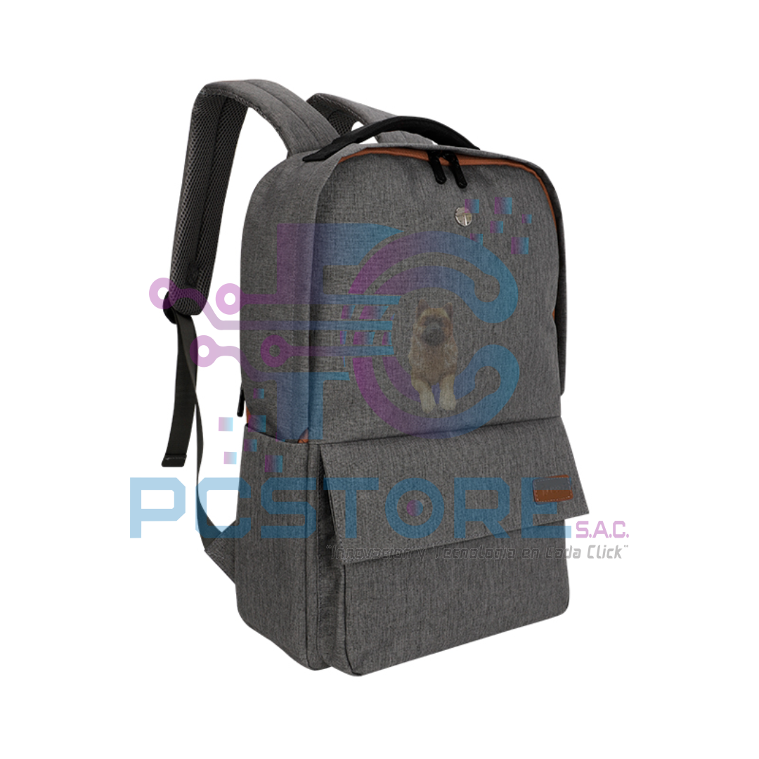 Backpack Teros City II TE-9028-2GR Mochila TEROS City II TE-9028-2GR, para Notebooks de hasta 15.6" - Color Gris - Imagen 1
