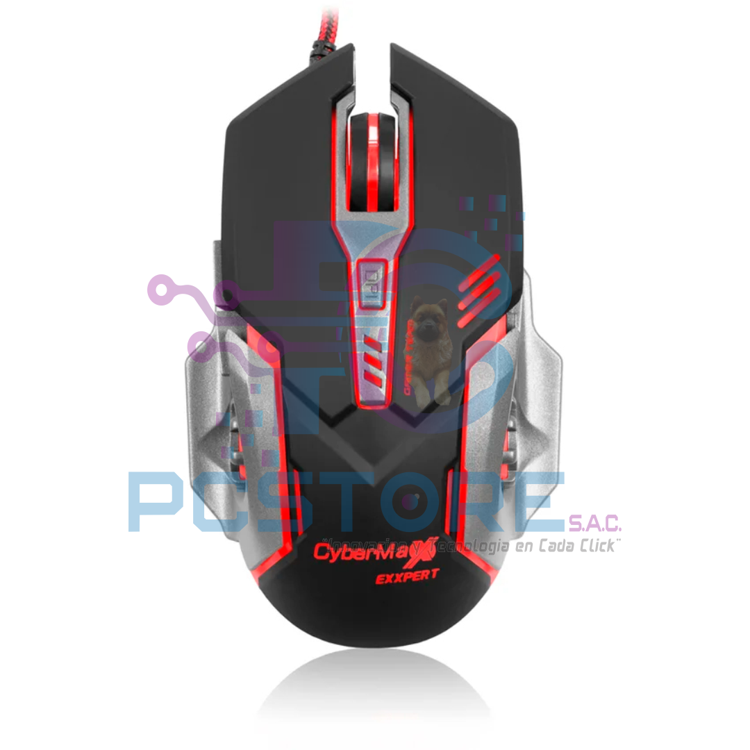 Exxpert - CBX M502 MOUSE GAMER CYBERTEL EXXPERT BLACK CBX M502 MOUSE - CYBERTEL - Imagen 1