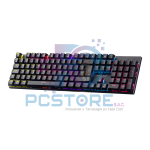 TECLADO GAMER MECÁNICO KM203 COMANCHE 105- SWITCH ROJO, 105 TECLAS, ILUMINACIÓN LUCED LED RAINBOW - HALION - Imagen 2