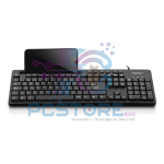 TECLADO MULTIMEDIA USB MICRONICS MAGNUS BLACK MIC K734 - MICRONICS