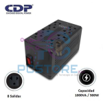 Estabilizador CDP R2CU-AVR1008i, 1000VA 500W, 170-270 VAC 4 TOMAS