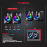 PARLANTE SPECTRUM CBX S303 2.0 RGB 2" CYBERTEL - CYBERTEL - Imagen 3
