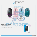 MOUSE INALAMBRICO NITROX 3 NEGRO ENK M205-3K BT WIFI RECARGABLE - ENKORE - Imagen 3