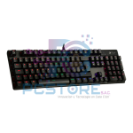 Teclado mecánico Teros TE-4068G, Retroiluminación Rainbow, USB 2.0, español, color negro - TEROS